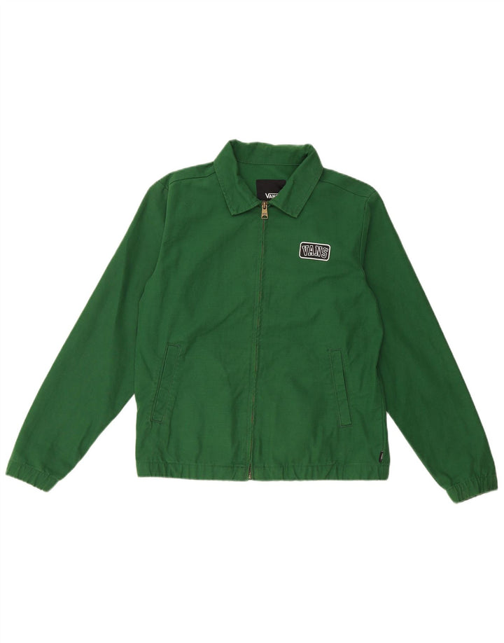 Vans Damen Bomberjacke UK 14 mittelgrüne Baumwolle