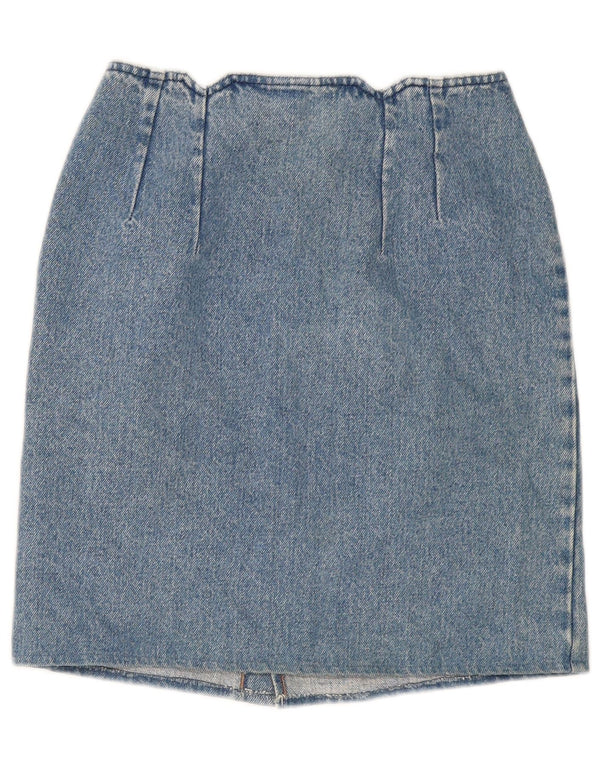 Vintage Damen Jeansrock EU 38 Medium W28 Blaue Baumwolle