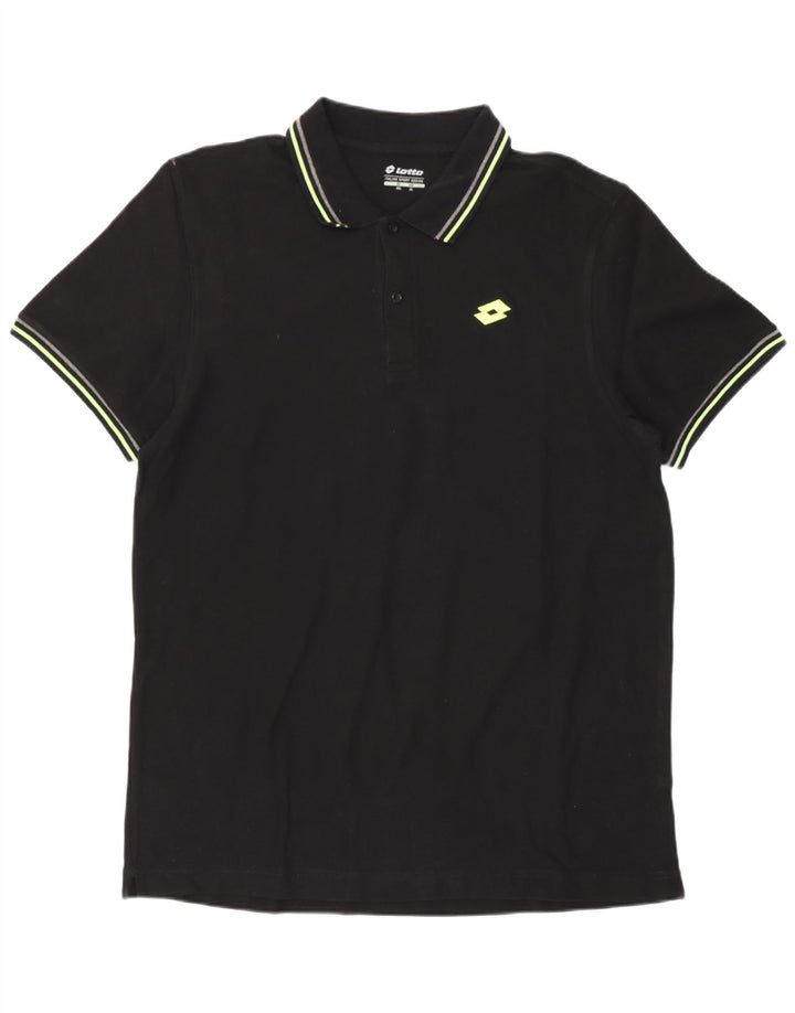 Lotto Herren Poloshirt XL Schwarz