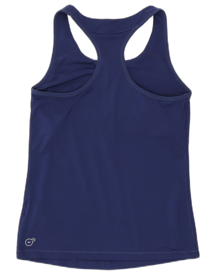 PUMA Damen Weste Top UK 16 Large Marineblau Polyester