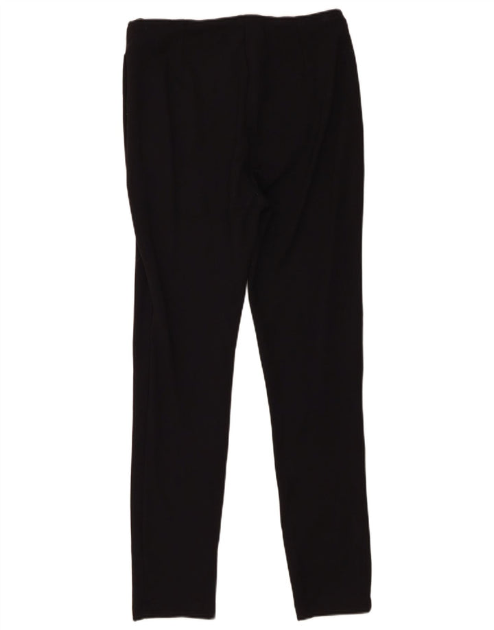Dkny Damen Leggings UK 14 Medium Schwarz Rayon