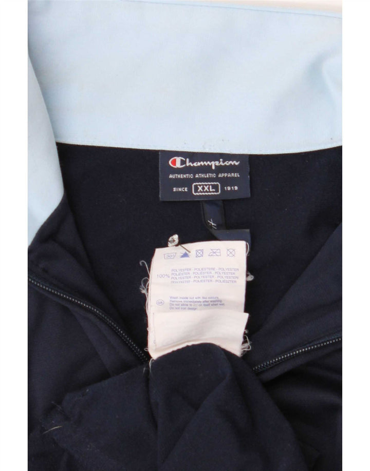 Champion Herren-Trainingsanzug-Oberteil, Jacke, 2XL, Marineblau, Polyester