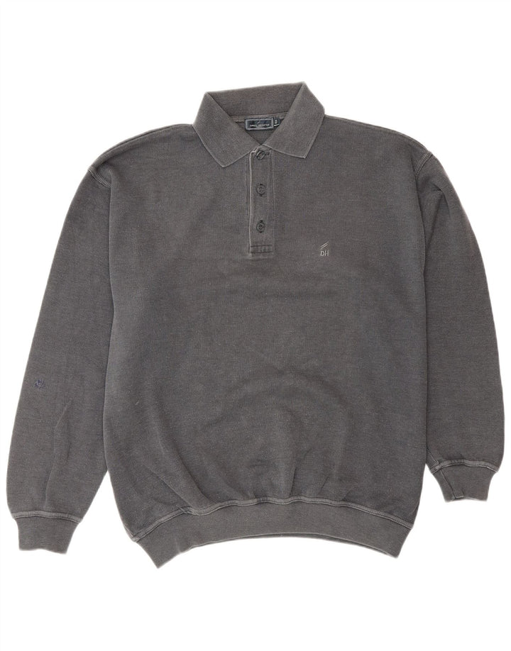 Daniel Hechter Herren-Pullover mit Rollkragen, IT 50, mittelgraue Baumwolle
