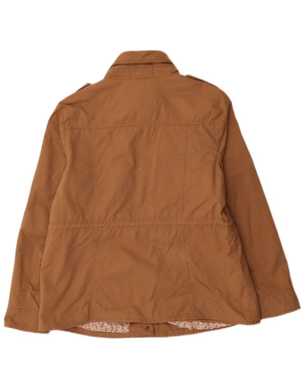 Marks & Spencer Damen Indigo Utility Jacke mit Kapuze UK 14 Large Beige