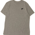 NIKE Herren-T-Shirt-Oberteil aus mittelgrauer Baumwolle