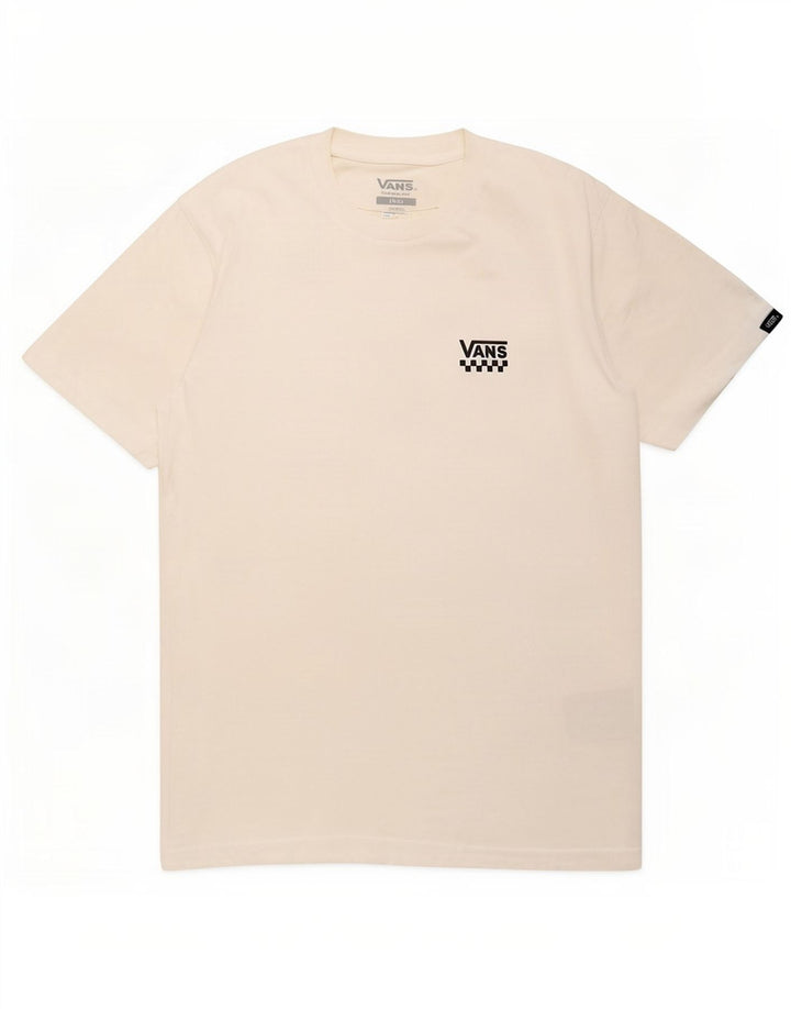 Vans Herren-T-Shirt mit klassischer Passform, Größe S, weiße Baumwolle