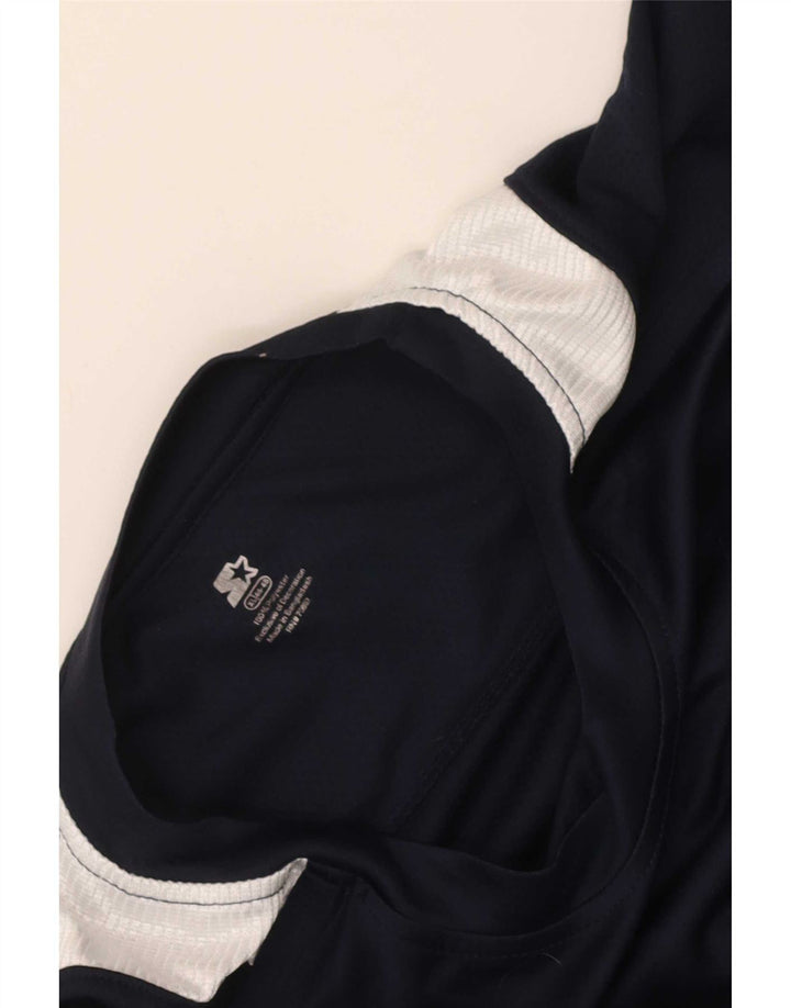 Starter-Weste für Herren, XL, Marineblau, Farbblock-Polyester