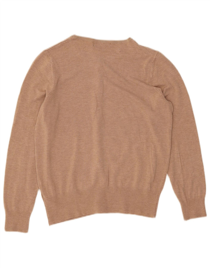 Marks & Spencer Damen-Cardigan-Pullover UK 12 Mittelbeige Viskose
