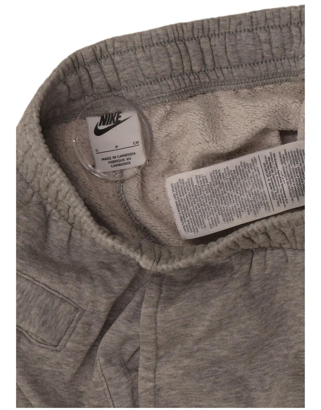 Nike Herren-Trainingshose, Jogginghose, Größe S, graue Baumwolle