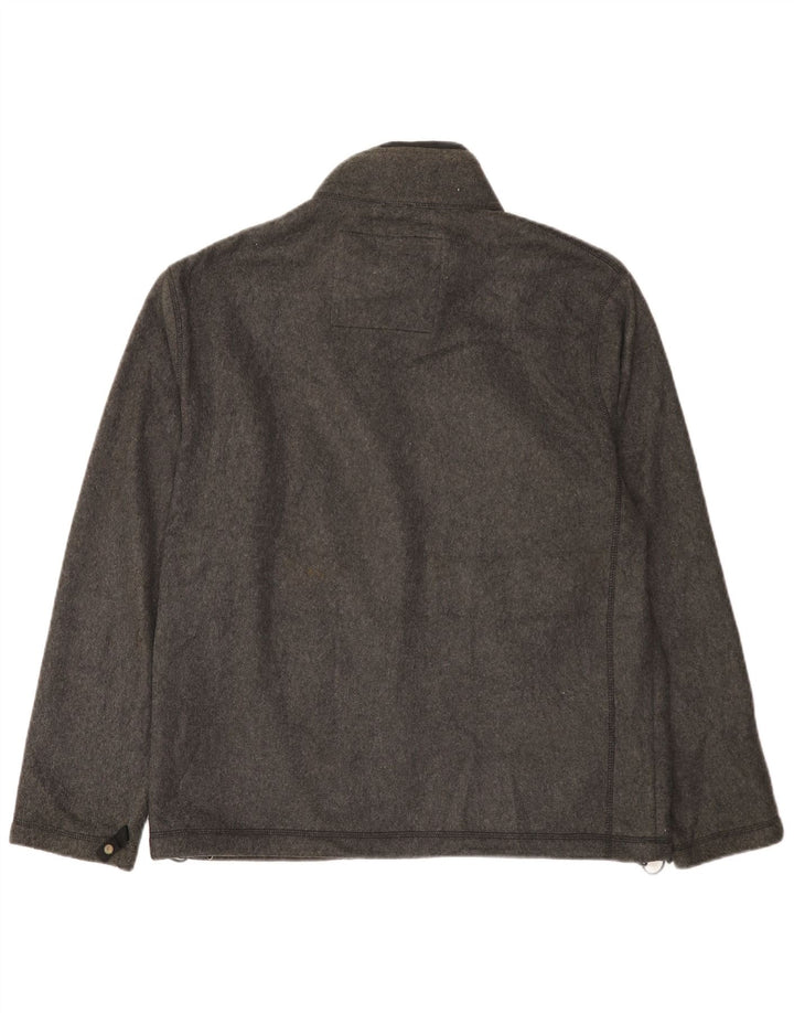 Marks & Spencer Herren Fleecejacke UK 38 Mittelgraues Polyamid