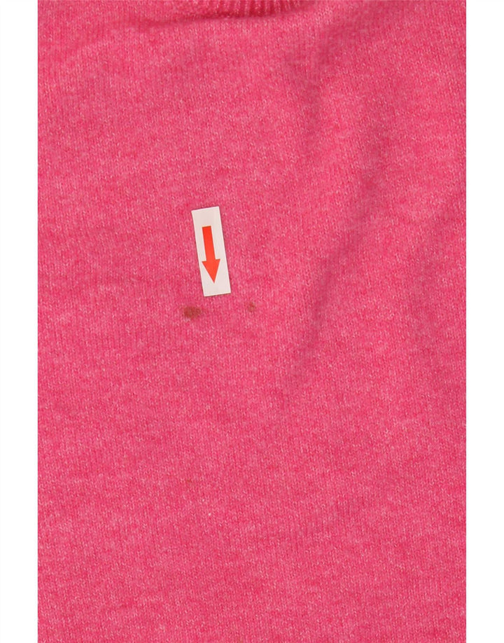 Marks & Spencer Damen-Pullover mit Rollkragen, übergroß, Gr. 16, Rosa