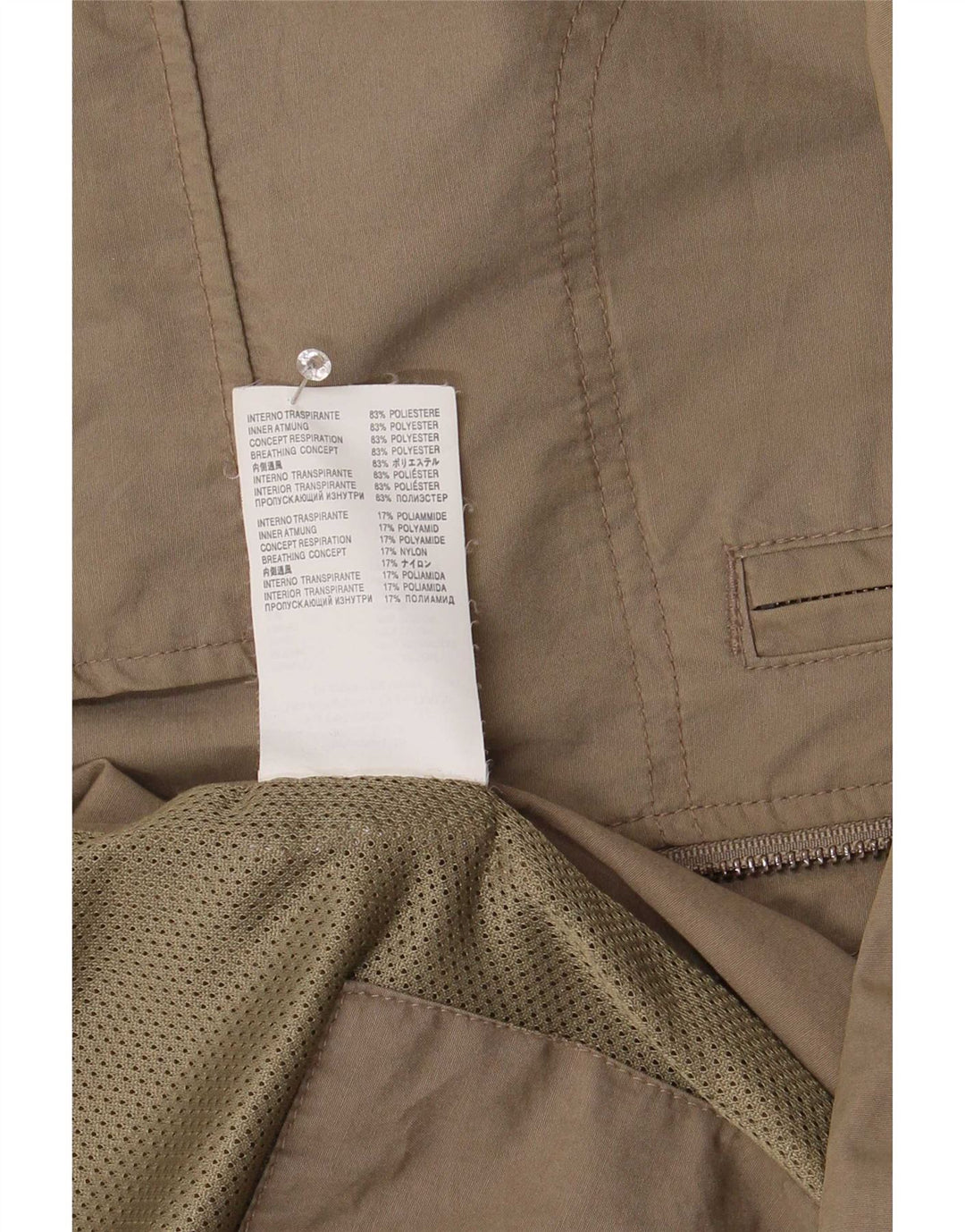 Geox Herren Respira Bomberjacke UK 42 XL Braun Polyester