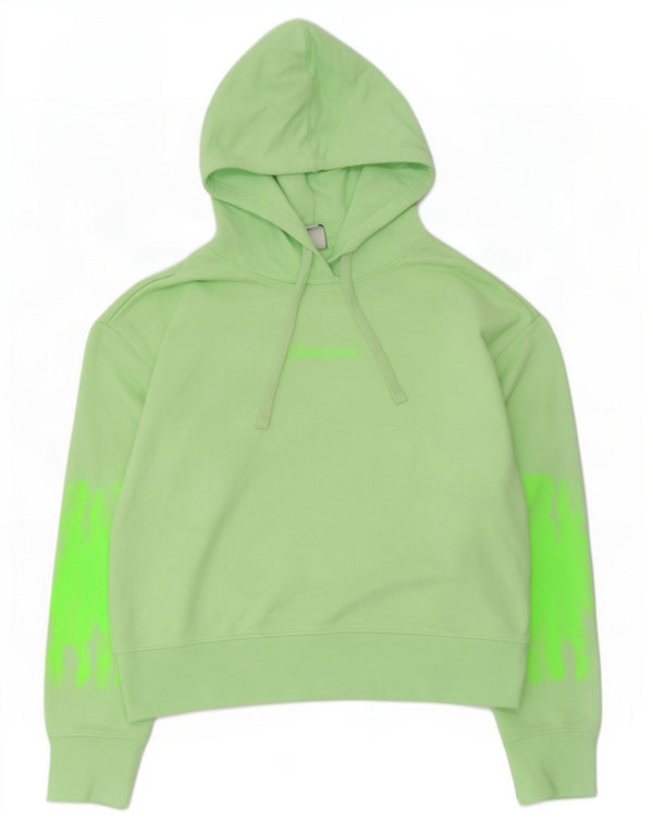 Champion Damen Graphic Hoodie Pullover UK 18 XL Grün