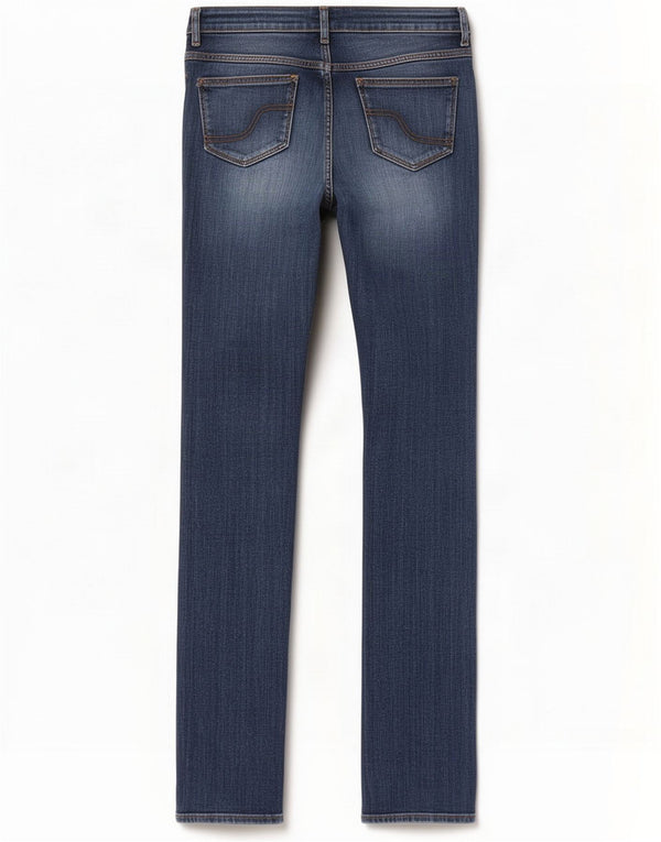 Fat Face Womens Straight Jeans UK 8 Small W27 L30 Blue Cotton