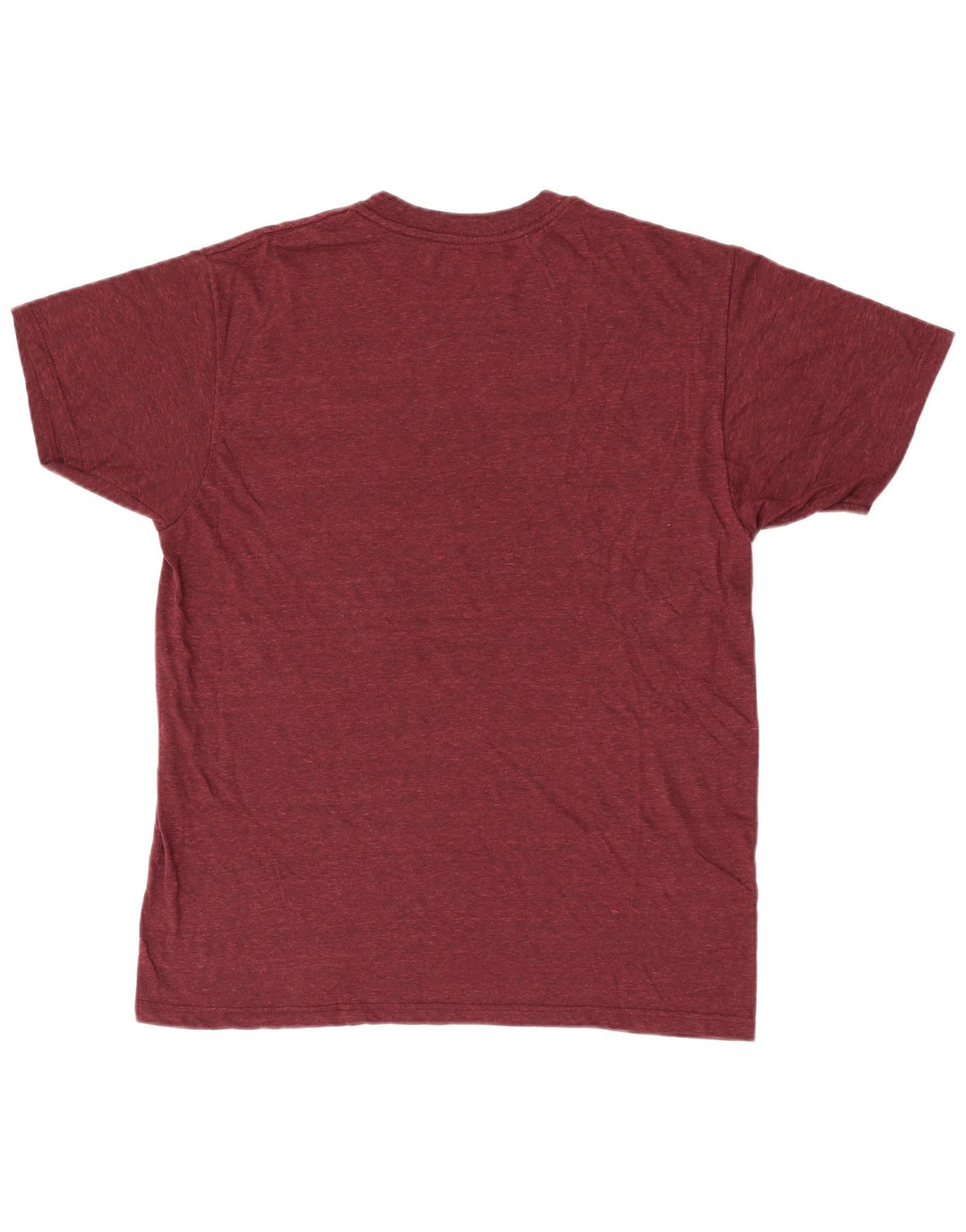 Hurley Herren-T-Shirt-Oberteil, großes, burgunderrot meliertes Polyester