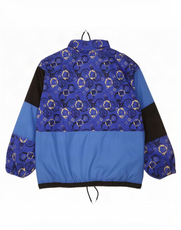 Vintage Herren Skijacke UK 40 Large Blue Colourblock