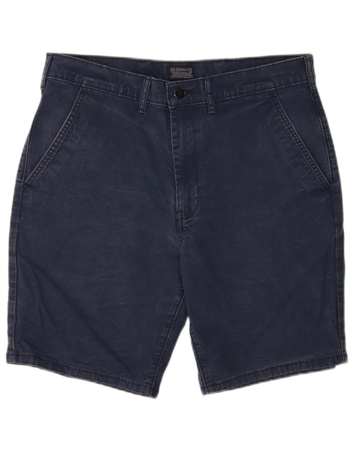 Levi's Herren-Chino-Shorts, Größe W34, groß, marineblaue Baumwolle