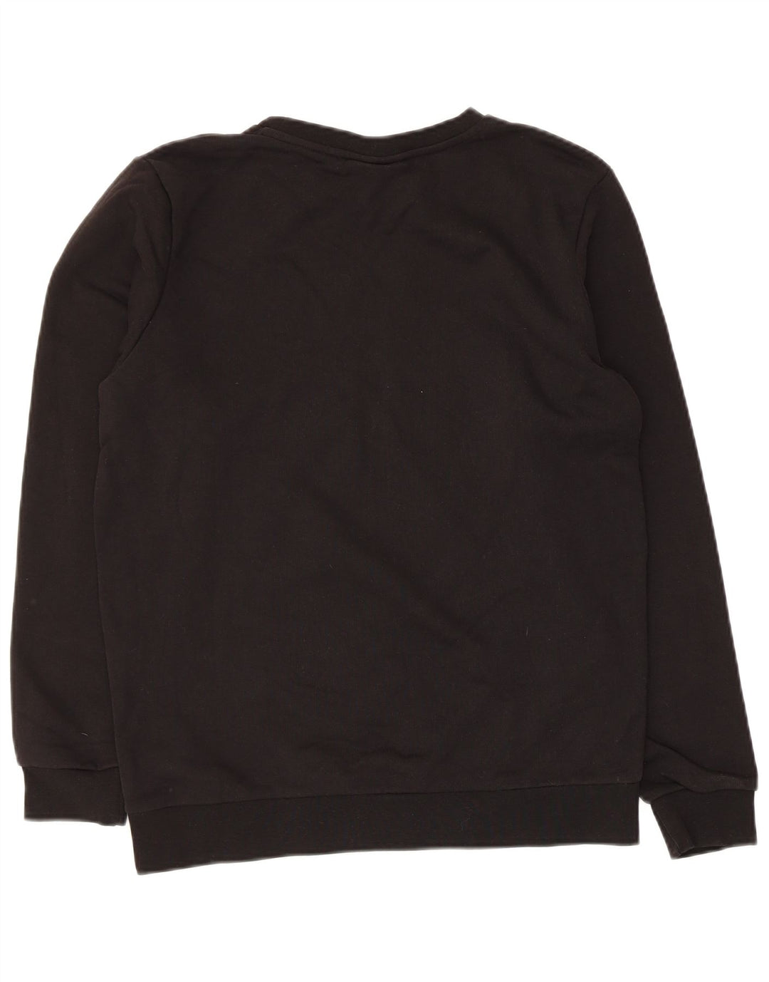Gaelle Damen Sweatshirt-Pullover UK 14 Mittelschwarze Baumwolle