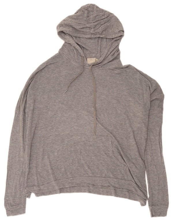 Zara Damen Trafaluc Übergroßer Kapuzenpullover UK 16 Large Grau Modal