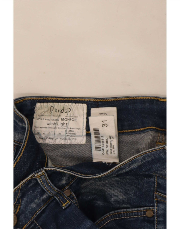 Dondup Damen Slim Jeans W31 L29 Blaue Baumwolle