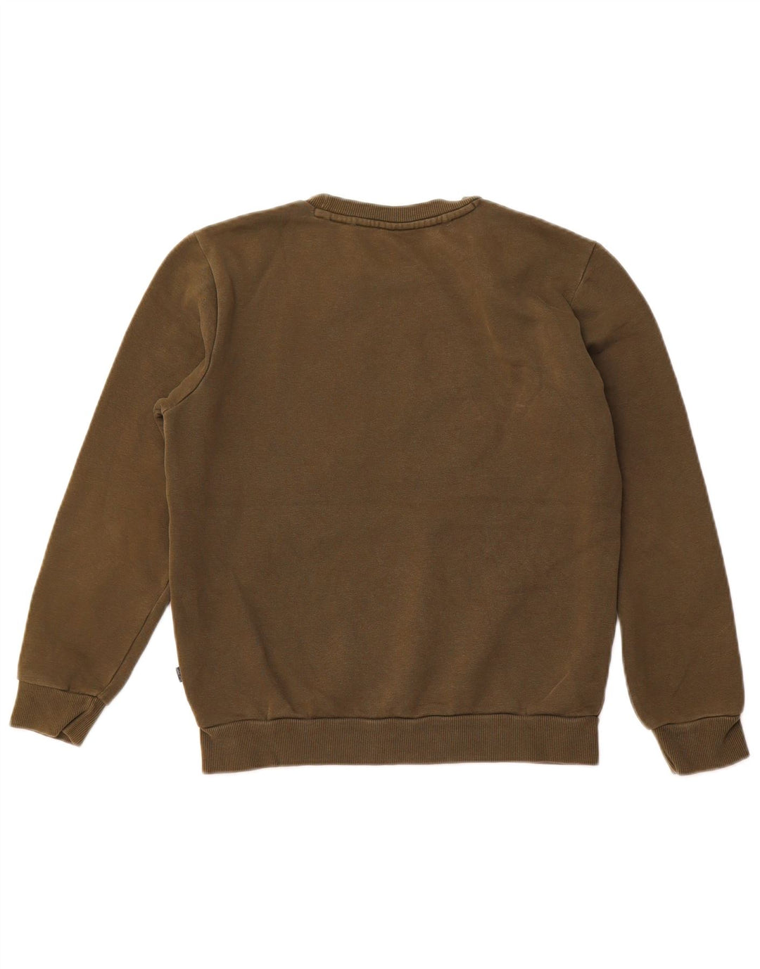 PUMA Herren Grafik Sweatshirt Pullover XS Khaki Baumwolle