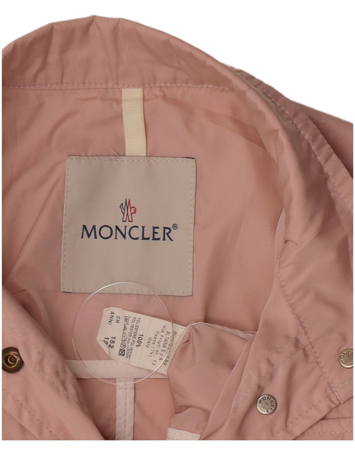 Moncler Utility-Jacke für Mädchen, 11–12 Jahre, rosa, Polyester