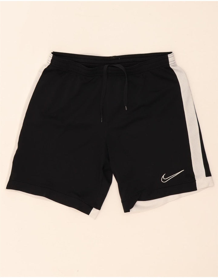 NIKE Herren Dri Fit Sportshorts Mittelschwarzes Colourblock-Polyester