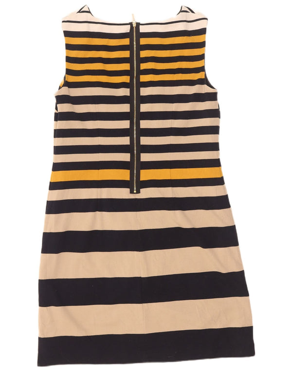 Marks & Spencer Damen Etuikleid UK 14 Mittel Marineblau gestreift