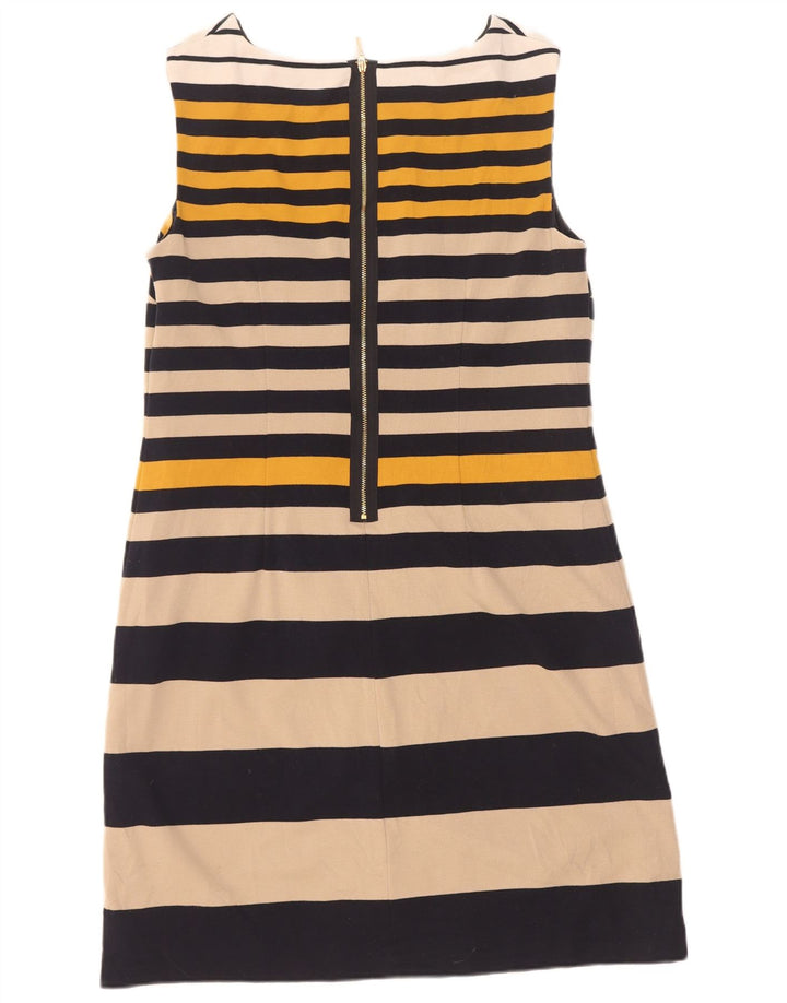 Marks & Spencer Damen Etuikleid UK 14 Mittel Marineblau gestreift