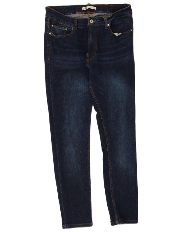 Zara Herren Skinny Jeans EU 44 Large W34 L29 Marineblau