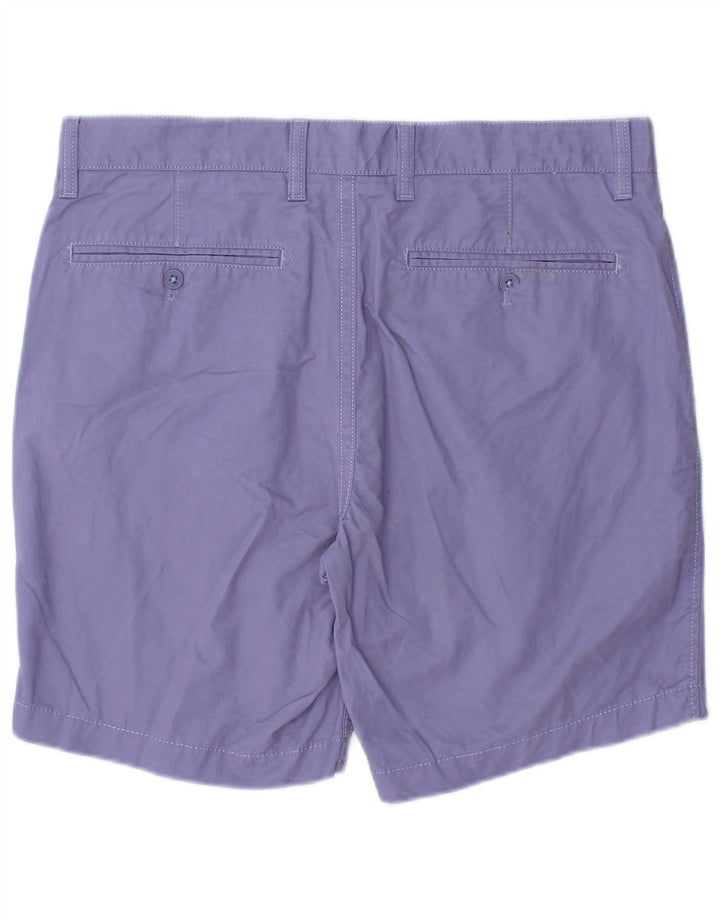 FAT FACE Herren Chino-Shorts W32 Mittelviolette Baumwolle