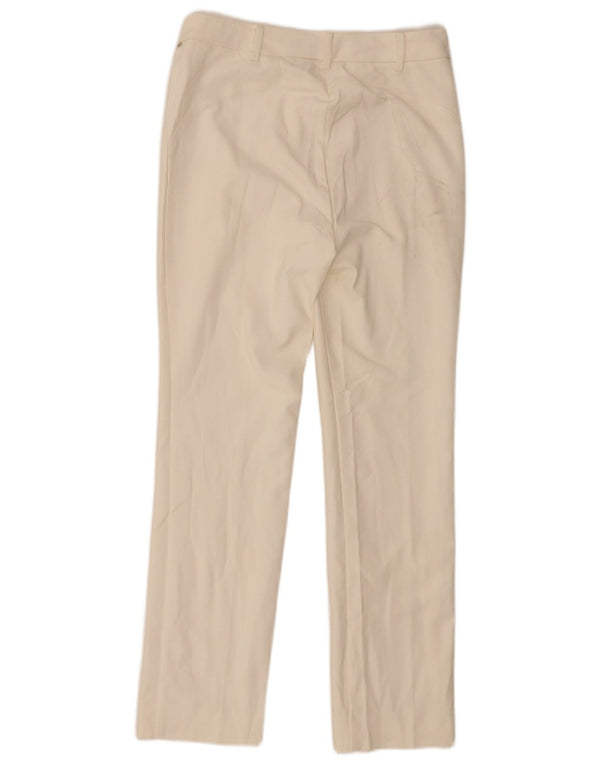 Schmale Freizeithose für Damen von Zara, Größe M, W28, L29, weiße Baumwolle
