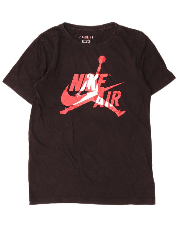 Jordan T-Shirt mit Grafik für Jungen, 13–14 Jahre, XL, schwarze Baumwolle
