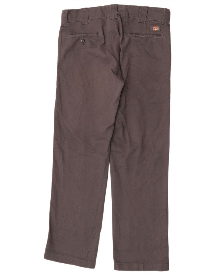 Dickies Herren Slim Fit Chinohose W32 L32 Grau Polyester