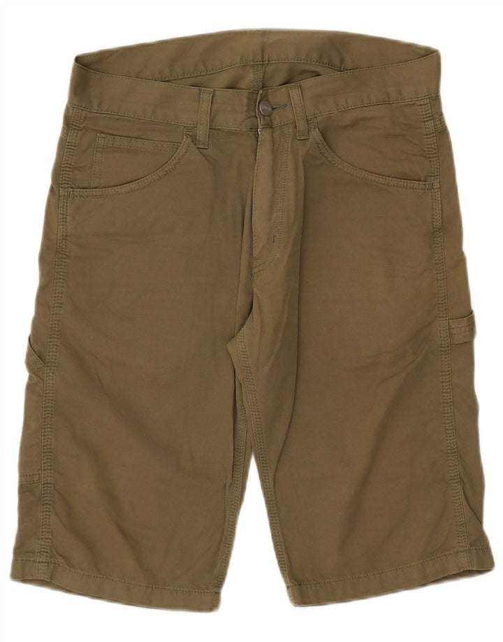 Carhartt Herren Cargo-Bermudashorts W28 Small Khaki Baumwolle