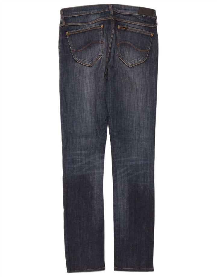 Lee Damen Jade Slim Jeans W31 L33 Blaue Baumwolle