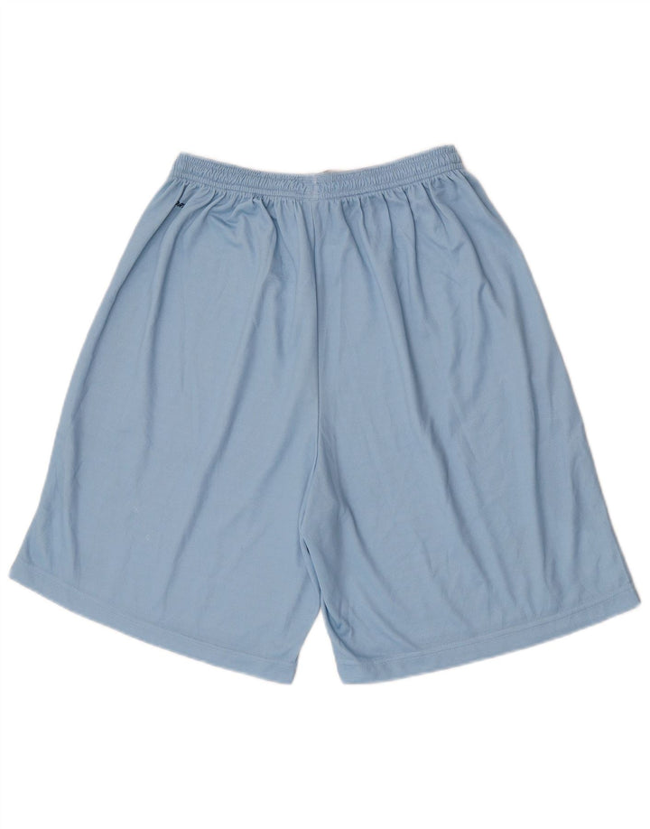 New Balance Herren-Sportshorts, klein, blaues Farbblock-Polyester