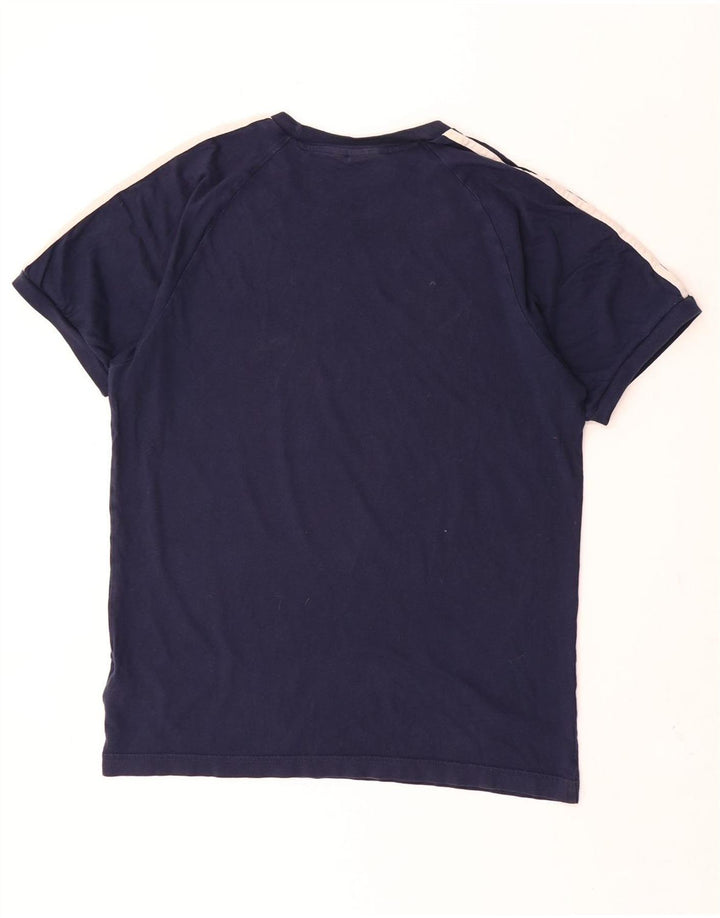 Adidas Herren T-Shirt Top Medium Marineblau Baumwolle