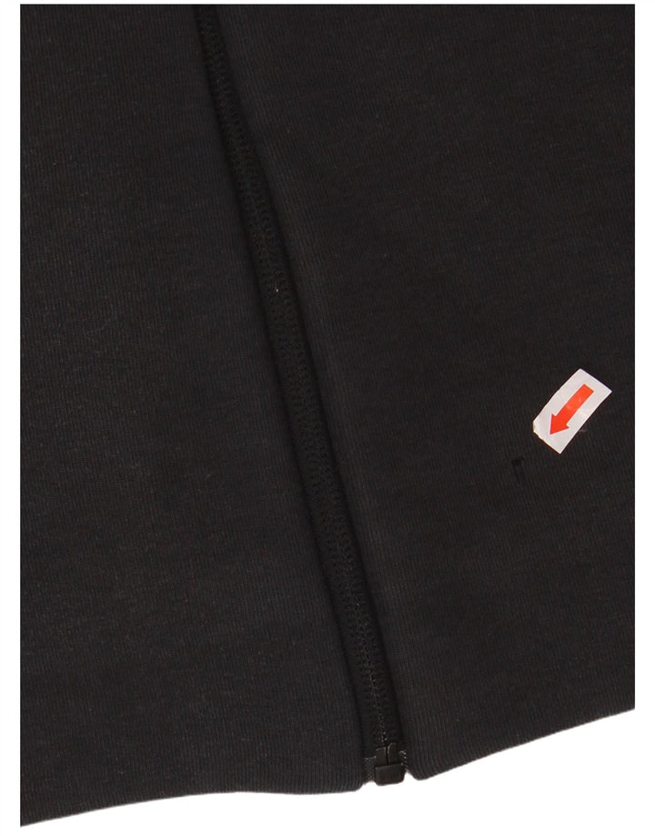 NIKE Jungen-Kapuzenpullover mit Reißverschluss, 13–14 Jahre, XL, schwarze Baumwolle