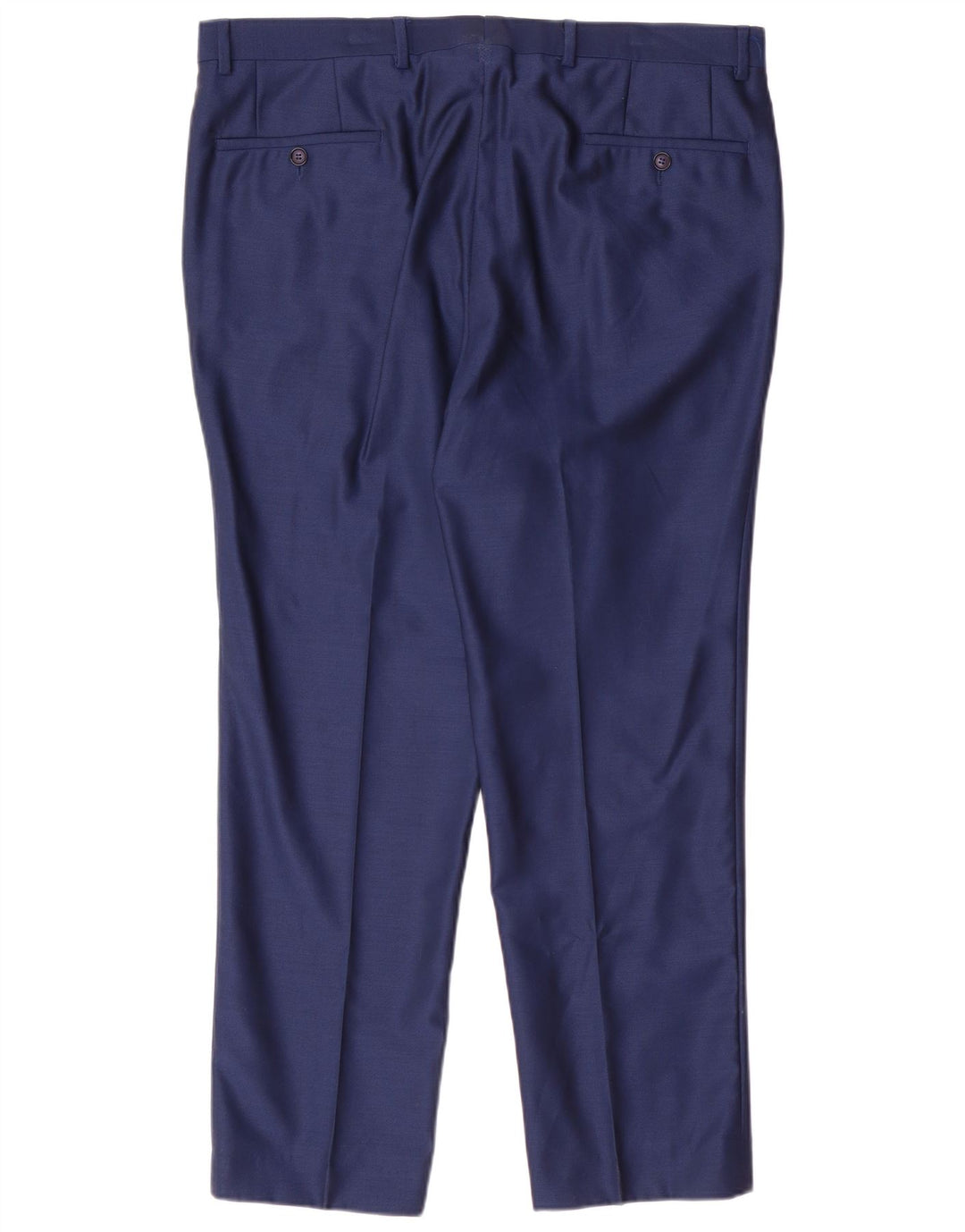 Baumler Herren-Anzug mit 2 Knöpfen, 2-teilig, Größe 52, XL, W38, L29, Marineblau, Schurwolle