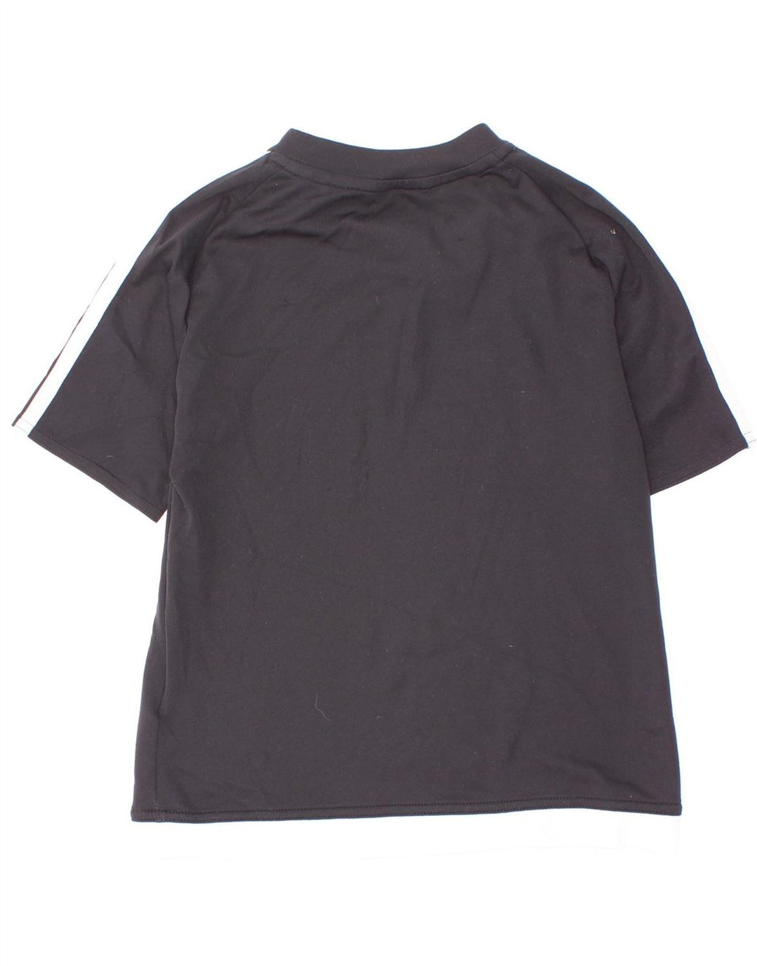 Adidas Jungen Climalite T-Shirt Top 7–8 Jahre, schwarzes Polyester