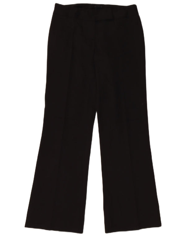 Oasis Damen Bootcut-Anzughose UK 10 Small W28 L31 Schwarz Polyester