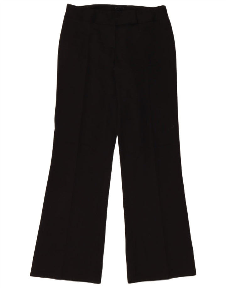 Oasis Damen Bootcut-Anzughose UK 10 Small W28 L31 Schwarz Polyester