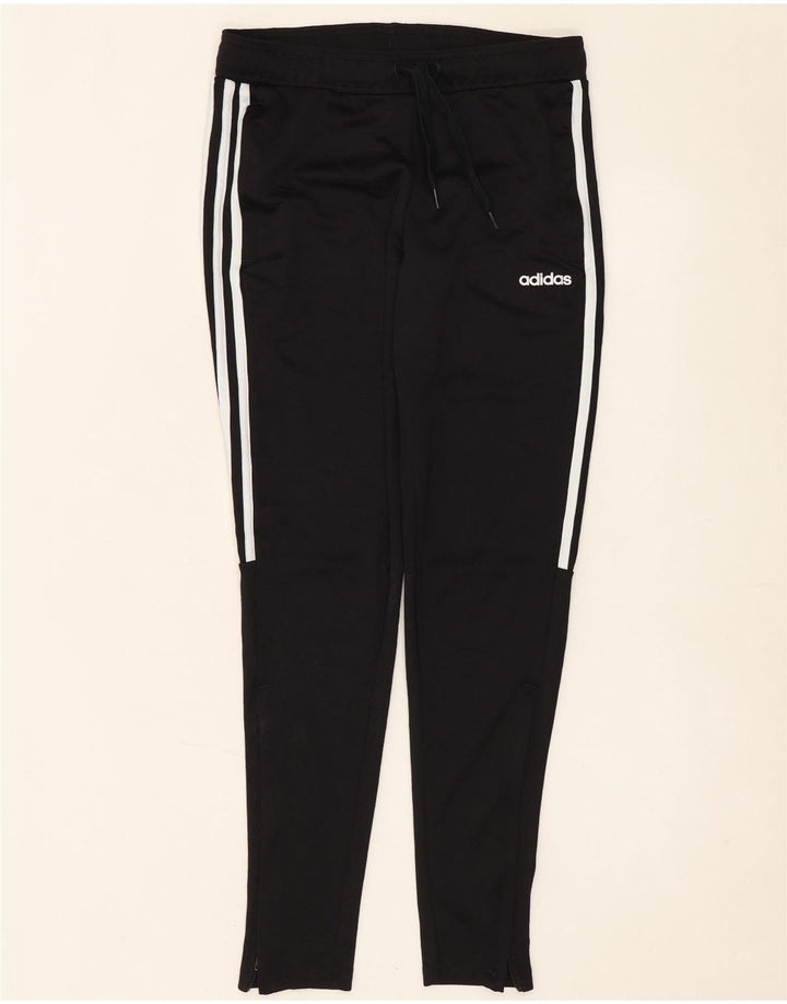 Adidas Damen Trainingshose UK 8/10 Small Schwarz Polyester