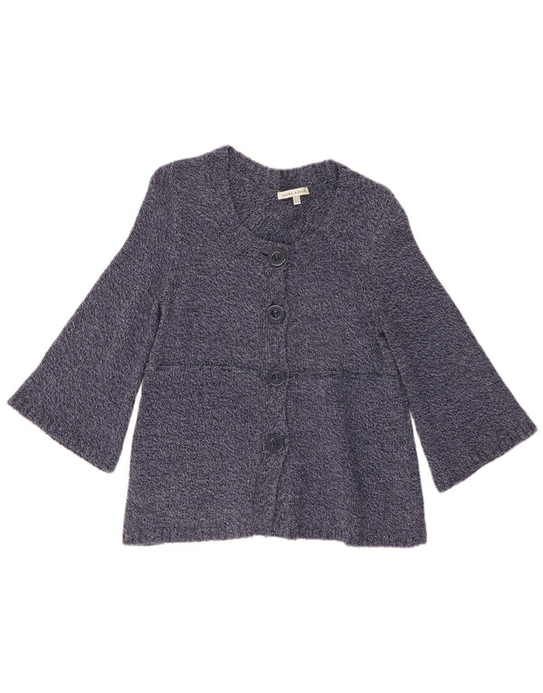 Laura Ashley Damen-Cardigan-Pullover UK 14 Large Marineblau meliert