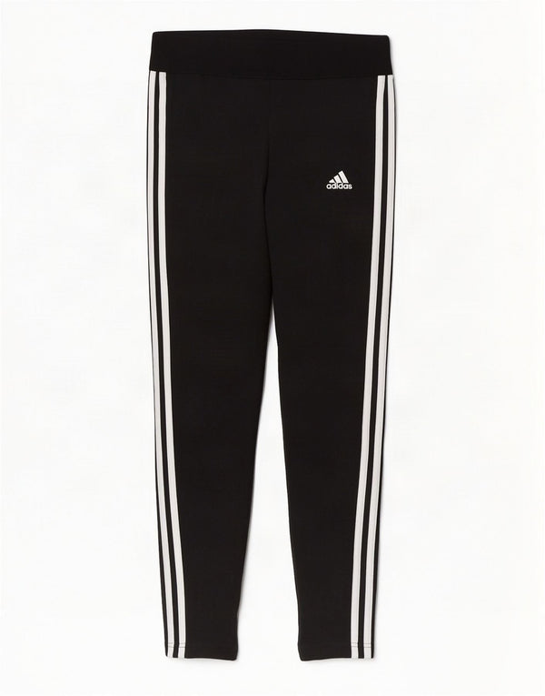 Adidas Damen Leggings UK 12/14 Mittelschwarze Baumwolle
