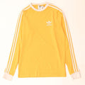 Adidas Herren Top Langarm XS Gelb Baumwolle