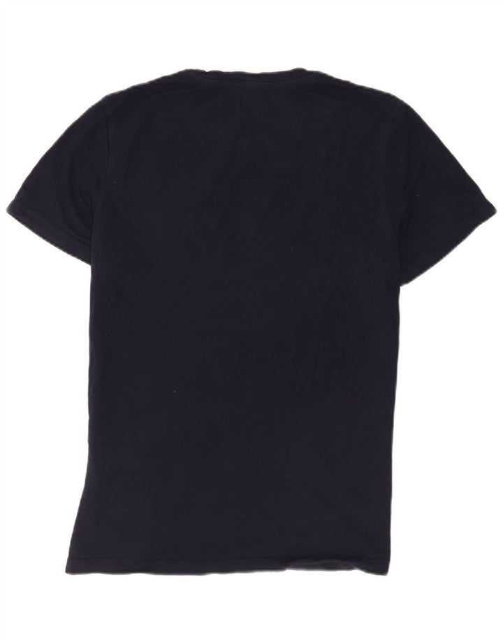Jack & Jones Herren-T-Shirt mit Grafik, mittlere Marineblau-Baumwolle