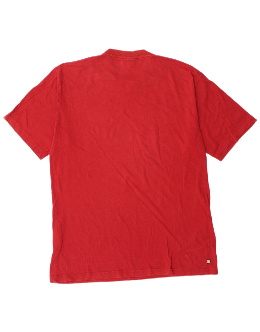 REEBOK Herren-T-Shirt mit Grafik, Größe S, rote Baumwolle