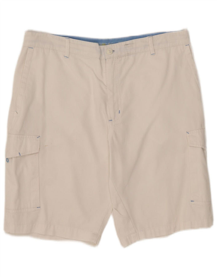 AST Herren Cargoshorts W34 Große weiße Baumwolle